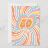 Retro Psycho Boogie Kleurrijke Vrouwen 50ste verja Kaart (Voorkant)