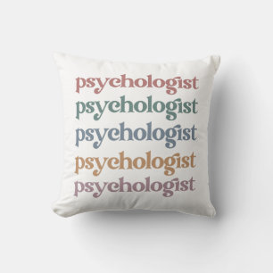 Retro Psycholoog Psychologie Student Afstuderen Kussen