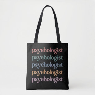 Retro Psycholoog Psychologie Student Afstuderen Tote Bag