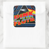 Retro Psyschedelische Rock Geïnspireerde Abstract Vierkante Sticker (Tas)