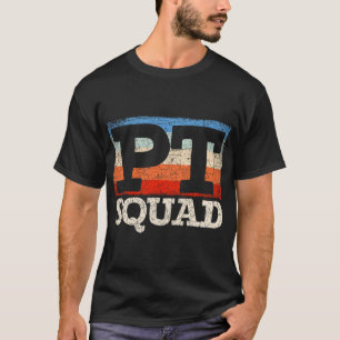 Retro PT Squad Fysiotherapie Fysieke Therapie T-shirt