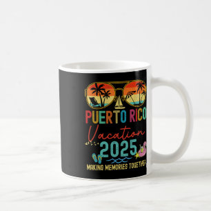 Retro Puerto Rico Vakantie 2025 Herinneringen Bijp Koffiemok