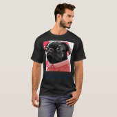 Retro Pug Retro mop T-shirt (Voorkant volledig)