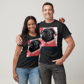 Retro Pug Retro mop T-shirt (Unisex)