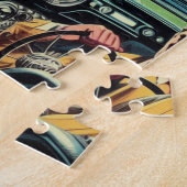 Retro Pulp Illustratie Legpuzzel (Zijkant)