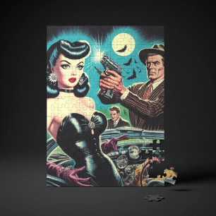 Retro Pulp Illustratie Legpuzzel