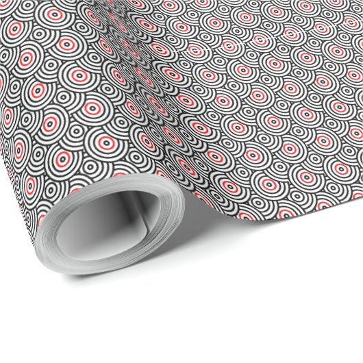 Retro puls cadeaupapier (Rol Hoek)