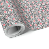 Retro pulse cadeaupapier (Rol Hoek)