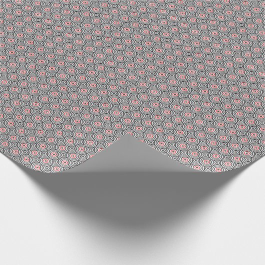 Retro pulse cadeaupapier (Hoek)