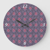 Retro pulse grote klok (Voorkant)