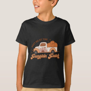 Retro Pumpkin Truck ontmoet me bij Pumpkin Patch H T-shirt