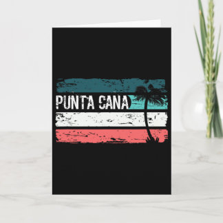 Retro Punta Cana Distressed  Kaart