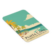 Retro Punta Cana Souvenir Dominicaanse Republiek Magneet (Rechterzijde)