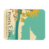 Retro Punta Cana Souvenir Dominicaanse Republiek Magneet (Horizontaal)