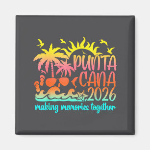 Retro Punta Vakantie Cana Herinneringen Maken Same Magneet