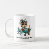 Retro Puppy Piloot Mok (Links)