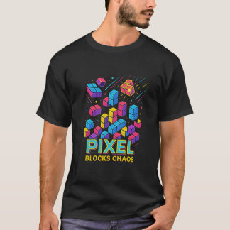 Retro puzzel spel abstract t-shirt