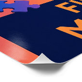 Retro puzzel spel abstract voor de liefhebber perfect poster (Hoek)