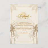 Retro Pyramids Of Giza Egypt Destination Wedding Informatiekaartje (Voorkant)