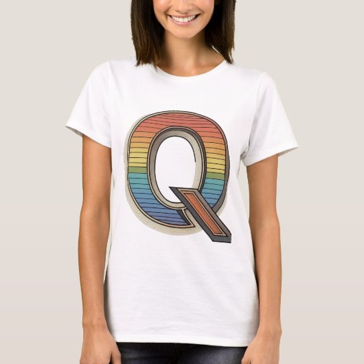 Retro 'Q' T-shirt (Voorkant)