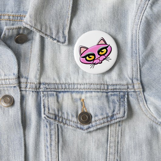 Retro Qat-Button Ronde Button 5,7 Cm (In situ)