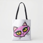 Retro Qat-Tas Tote Bag (Voorkant)