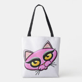 Retro Qat-Tas Tote Bag (Achterkant)