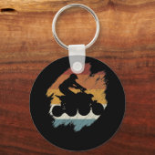 Retro  Quad Sleutelhanger (Voorkant)