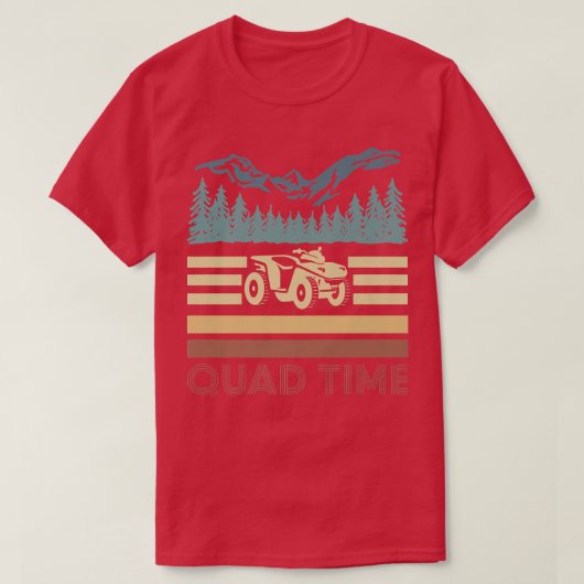  Retro Quad Tijd 1039 T-shirt (Design voorkant)