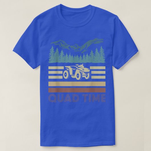 Retro Quad Tijd 1408 T-shirt (Design voorkant)