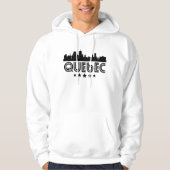 Retro Quebec Skyline Hoodie (Voorkant)