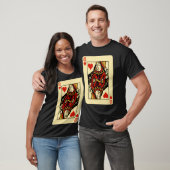 Retro Queen of Hearts T-shirt (Unisex)