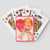  Retro Queen of Hearts Valentijnsdag Pokerkaarten (Achterkant)