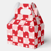 Retro Queen of Hearts Vrijgezellenfeest Foto Bedankdoosjes (Achterkant)