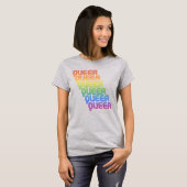 Retro Queer Patroon T-shirt (Voorkant volledig)