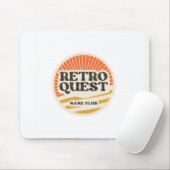 Retro Quest Vintage Gamen Muismat (Met muis)
