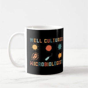 Retro  Quote goed gekweekte microbioloog Koffiemok