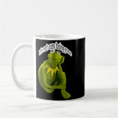 Retro Quote Its Not Easy Being Green Funny Frog An Koffiemok (Links)
