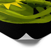 Retro Quote Its Not Easy Being Green Funny Frog An Poster (Hoek)