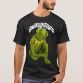 Retro Quote Its Not Easy Being Green Funny Frog An T-shirt (Voorkant)
