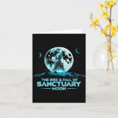 Retro Quote The Rise And Fall Of Sanctuary Moon Cl Kaart (Gele Bloem)