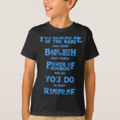 Retro Quote You Remind Me Of The Babe Basic Funny  T-shirt (Voorkant)
