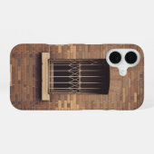 Retro raamrooster iPhone 16 hoesje (Achterkant horizontaal)
