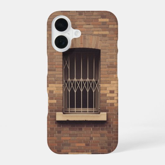 Rétro Raamrooster iPhone 16 Hoesje (Achterkant)