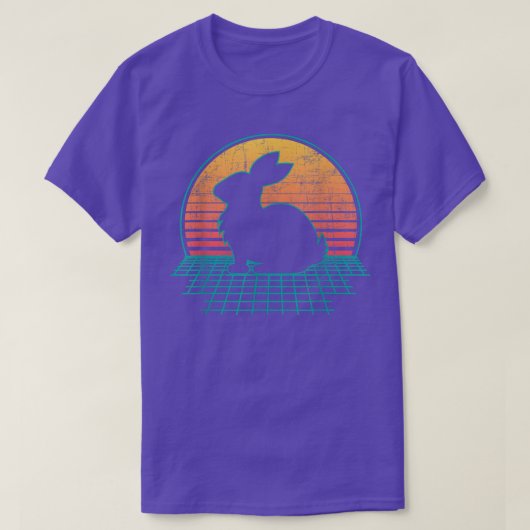 Retro Rabbit Lover Zookeeper Bunny Breeder Veteri T-shirt (Design voorkant)
