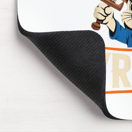 Retro Rabbit Meme Death To Tyrants Funny Muismat (Hoek)