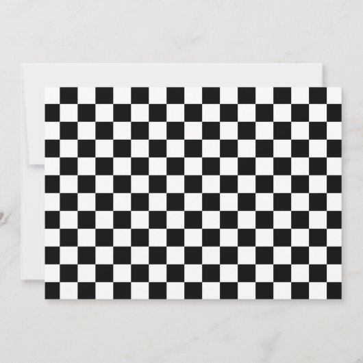 Retro Race Car Fast One Theme Birthday Kaart (Achterkant)