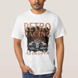 Retro raceauto authentiek t-shirt