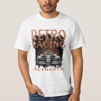 Retro raceauto authentiek t-shirt
