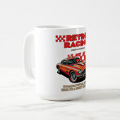 RETRO RACEBEEKER KOFFIEMOK (Voorkant links)